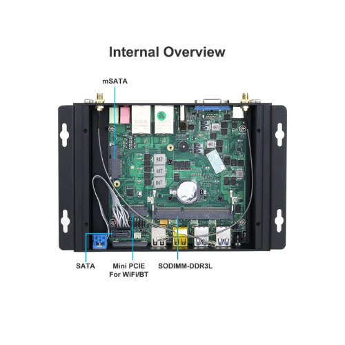 Alternative view of Mini PC Fanless i7-13th Gen – 16 GB RAM / 256 GB SSD / Windows 11